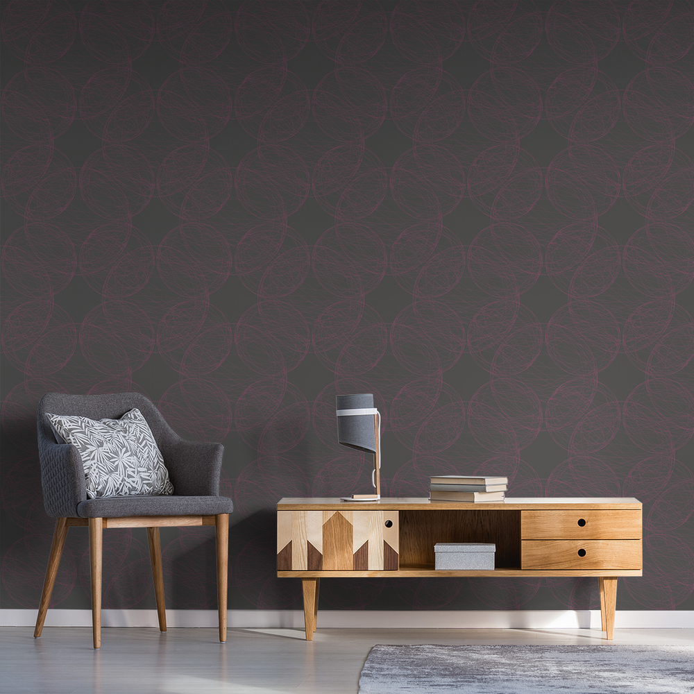 Orbital - Nebula - Trendy Custom Wallpaper | Contemporary Wallpaper Designs | The Detroit Wallpaper Co.