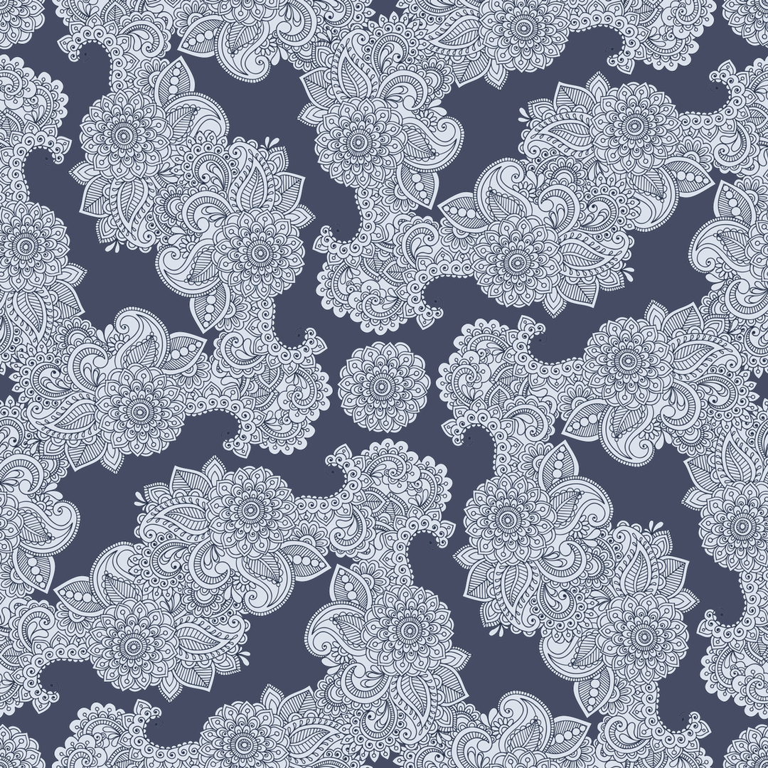 Paisley - Bandana - Trendy Custom Wallpaper | Contemporary Wallpaper Designs | The Detroit Wallpaper Co.