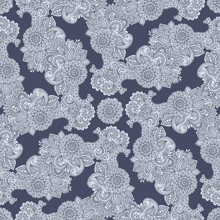 Paisley - Bandana - Trendy Custom Wallpaper | Contemporary Wallpaper Designs | The Detroit Wallpaper Co.