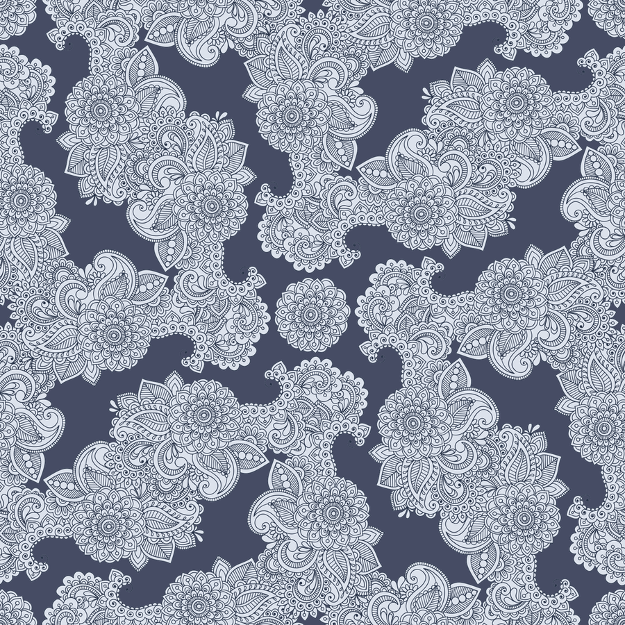 Paisley - Bandana - Trendy Custom Wallpaper | Contemporary Wallpaper Designs | The Detroit Wallpaper Co.