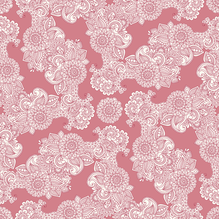 Paisley - Taffy - The Detroit Wallpaper Co.