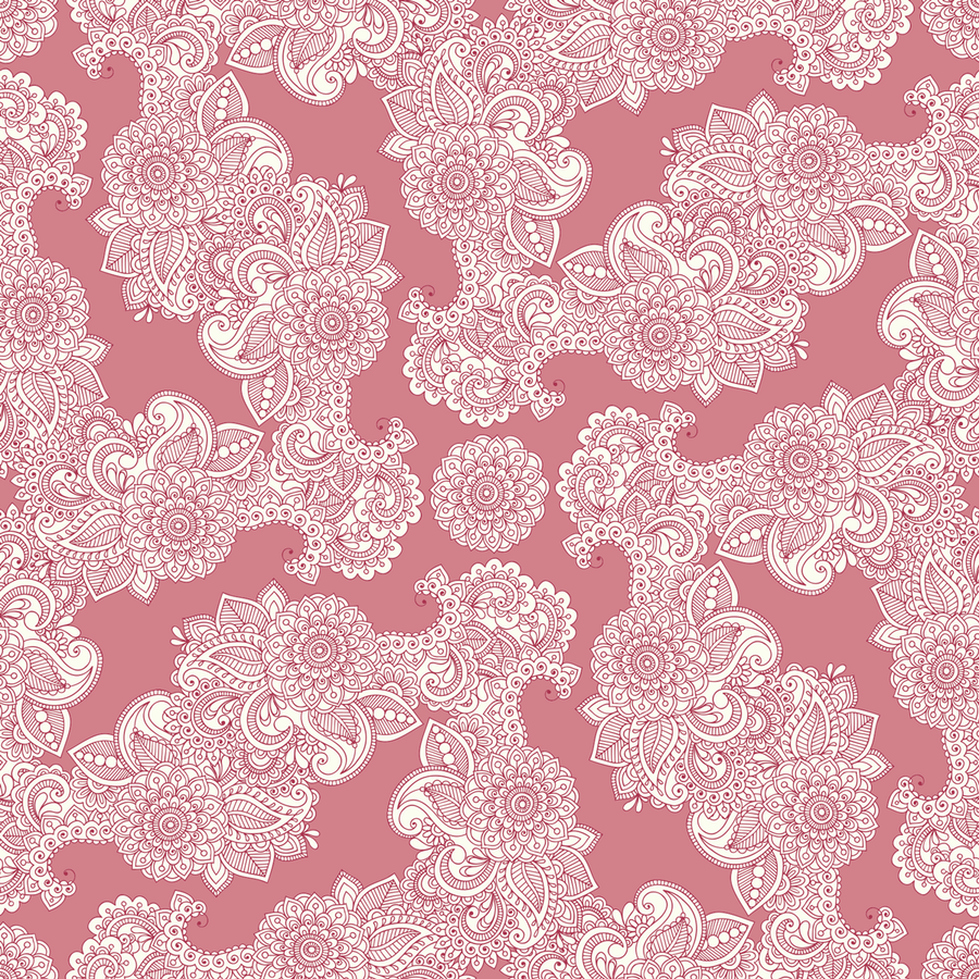 Paisley - Taffy - The Detroit Wallpaper Co.