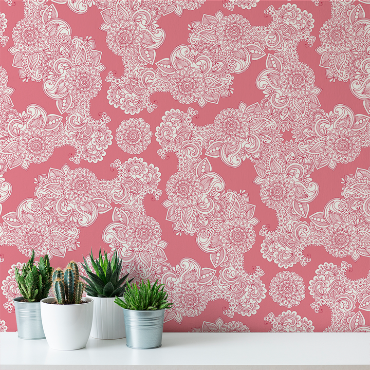 Paisley - Taffy - The Detroit Wallpaper Co.