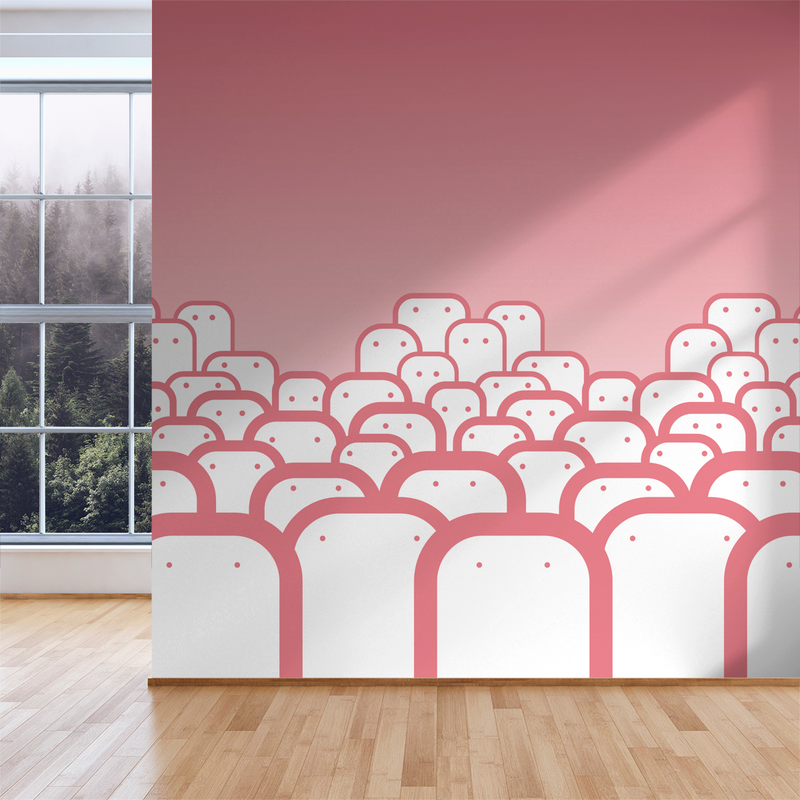 Peepers - Blossom - Trendy Custom Wallpaper | Contemporary Wallpaper Designs | The Detroit Wallpaper Co.