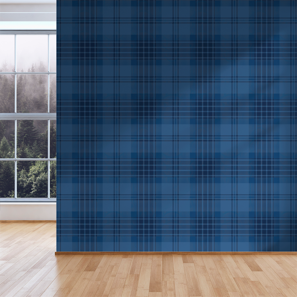 Plaid - Mr. Business - Trendy Custom Wallpaper | Contemporary Wallpaper Designs | The Detroit Wallpaper Co.