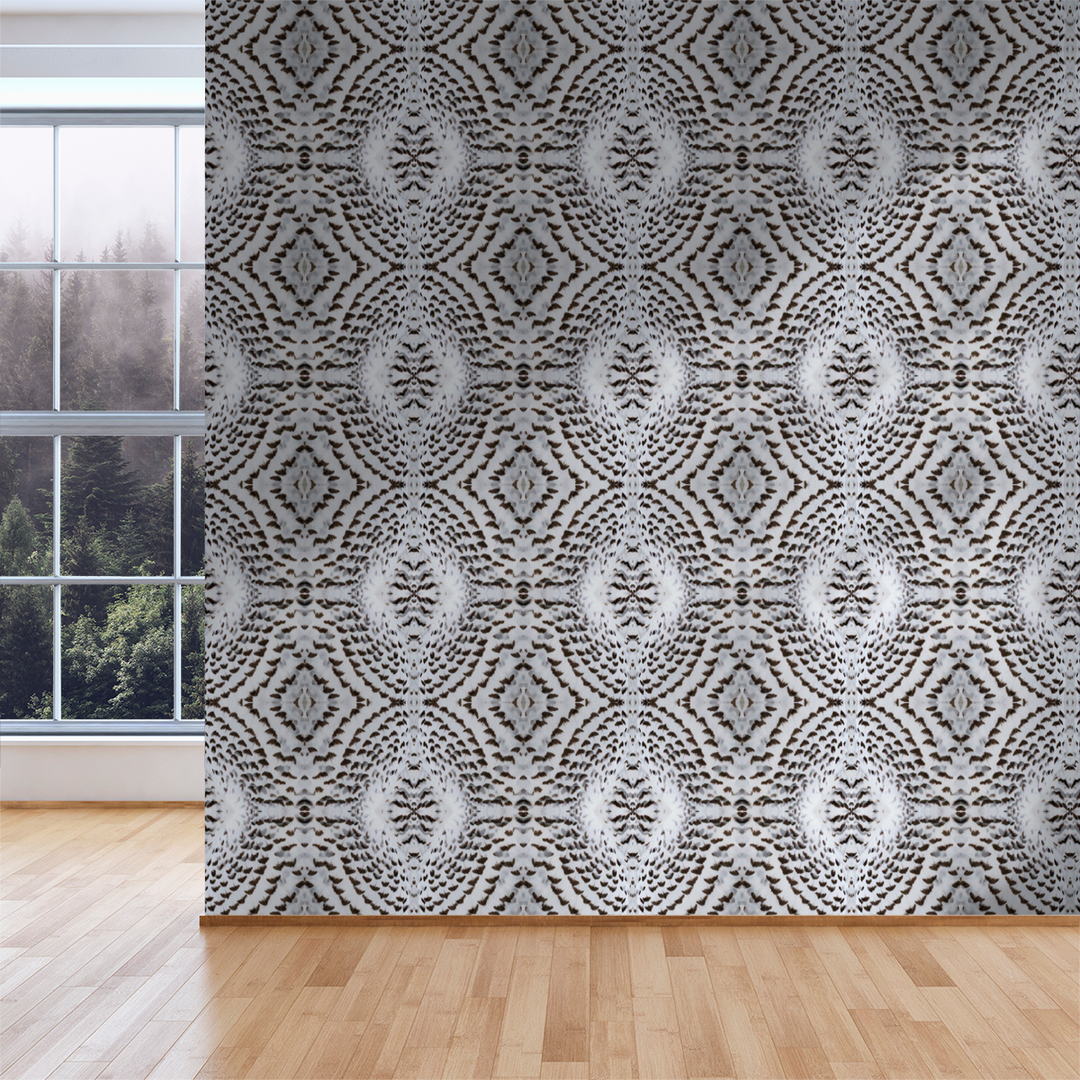 Plume - Silent Hunter - Trendy Custom Wallpaper | Contemporary Wallpaper Designs | The Detroit Wallpaper Co.