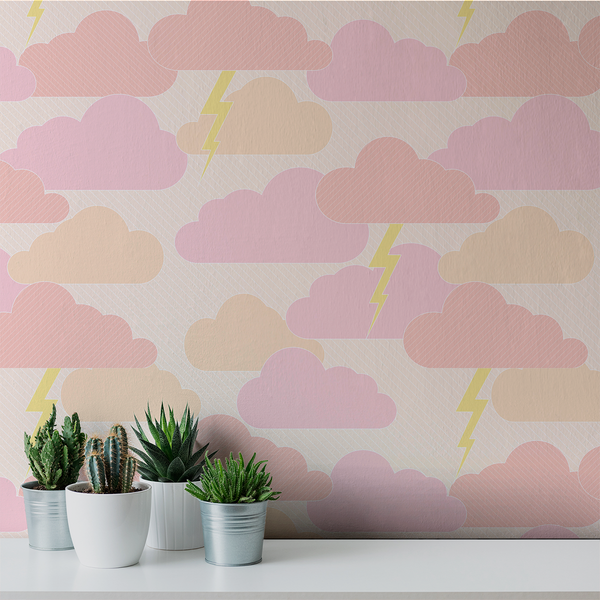 Rainy Days & Mondays - Sunset - Trendy Custom Wallpaper | Contemporary Wallpaper Designs | The Detroit Wallpaper Co.