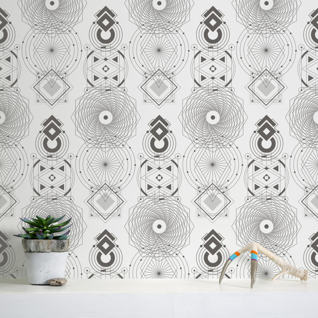 Sacred Geometry - Zen - The Detroit Wallpaper Co.