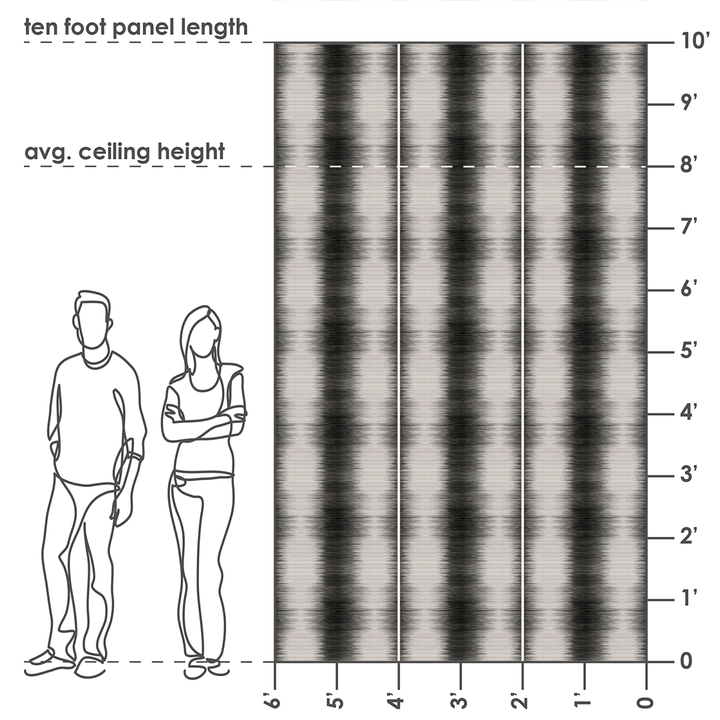 Spectrogram - Alternative - Trendy Custom Wallpaper | Contemporary Wallpaper Designs | The Detroit Wallpaper Co.