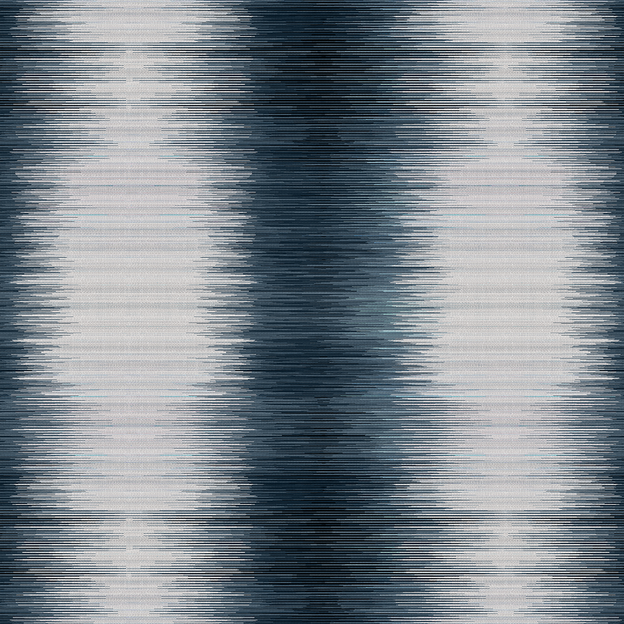 Spectrogram - Blues - Trendy Custom Wallpaper | Contemporary Wallpaper Designs | The Detroit Wallpaper Co.