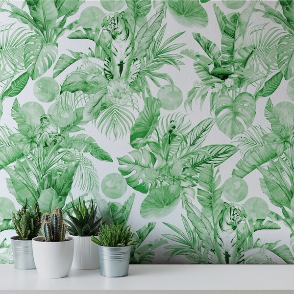 Stalk - Garden - Trendy Custom Wallpaper | Contemporary Wallpaper Designs | The Detroit Wallpaper Co.