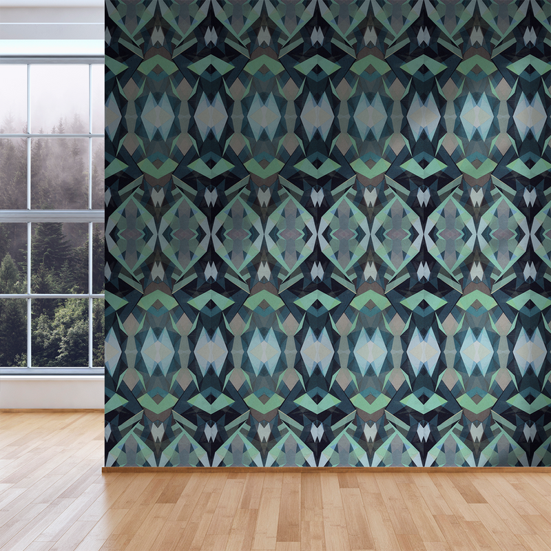 Stellate - Tropics - Trendy Custom Wallpaper | Contemporary Wallpaper Designs | The Detroit Wallpaper Co.
