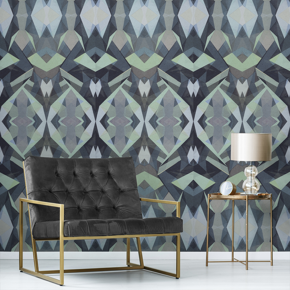 Stellate - Tropics - Trendy Custom Wallpaper | Contemporary Wallpaper Designs | The Detroit Wallpaper Co.