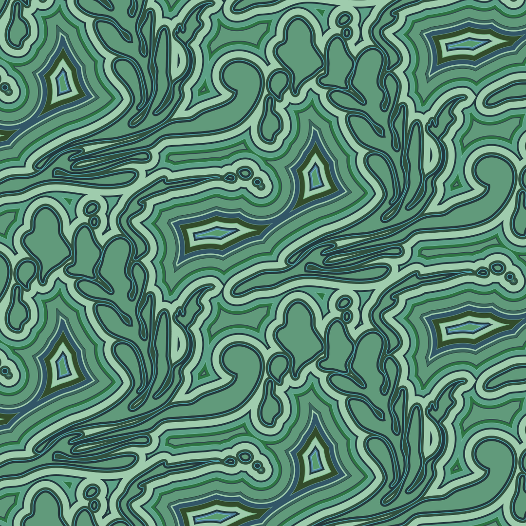 Submariner - Malachite - Trendy Custom Wallpaper | Contemporary Wallpaper Designs | The Detroit Wallpaper Co.