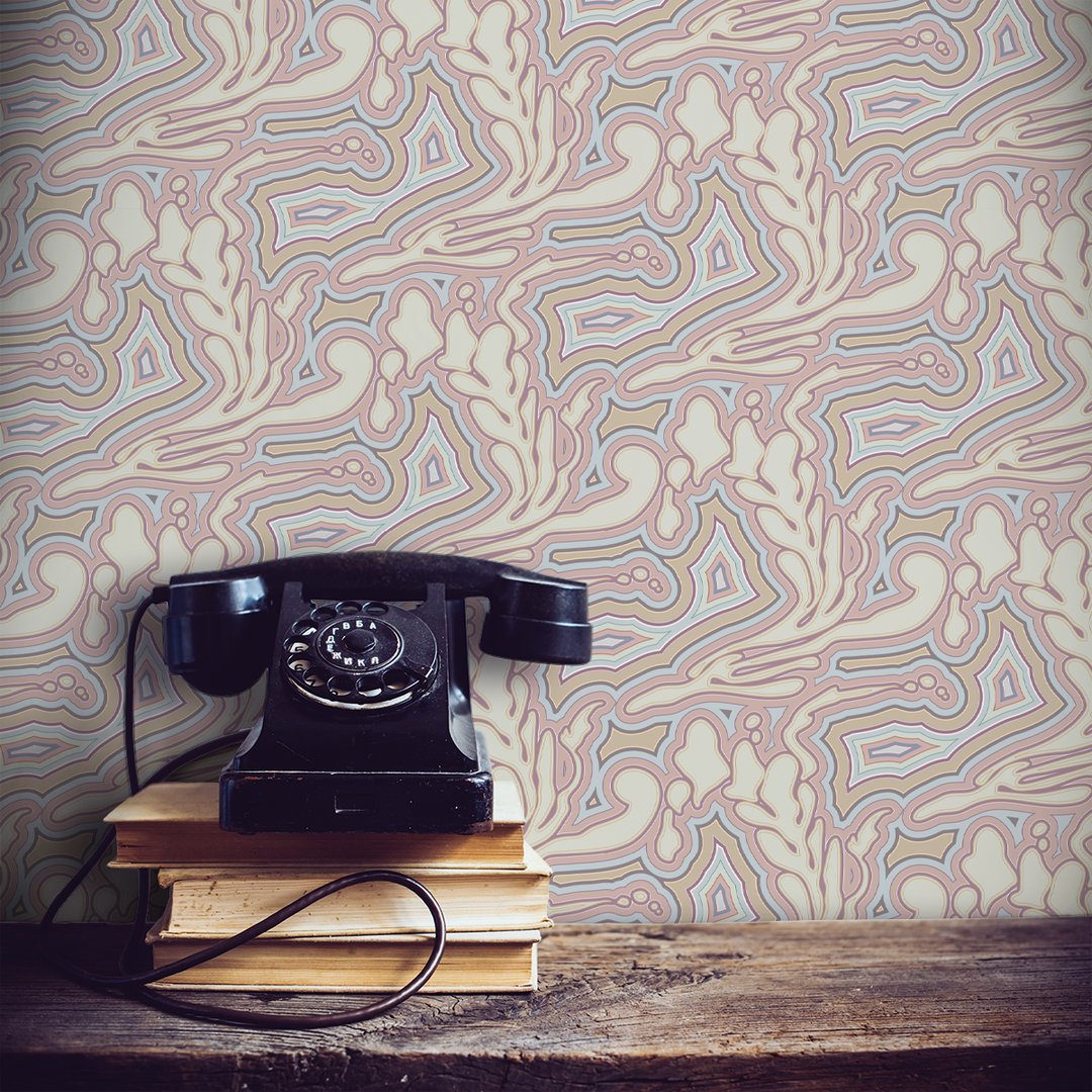 Submariner - Opal - Trendy Custom Wallpaper | Contemporary Wallpaper Designs | The Detroit Wallpaper Co.