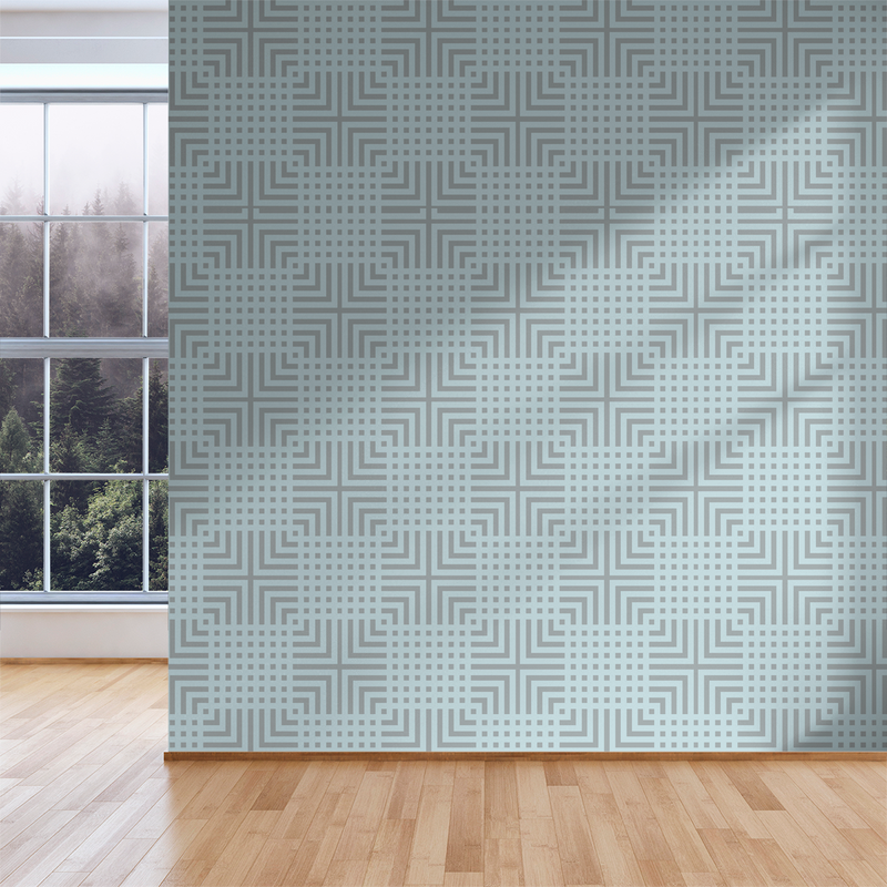The Grid - Connect - Trendy Custom Wallpaper | Contemporary Wallpaper Designs | The Detroit Wallpaper Co.
