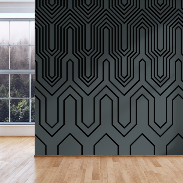 Thumbs Up - Circuit - Trendy Custom Wallpaper | Contemporary Wallpaper Designs | The Detroit Wallpaper Co.