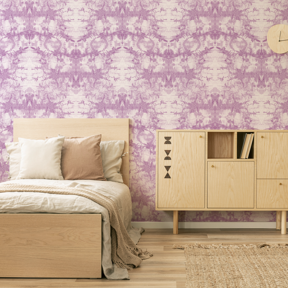 Tie-Dye - Gypsy - Trendy Custom Wallpaper | Contemporary Wallpaper Designs | The Detroit Wallpaper Co.