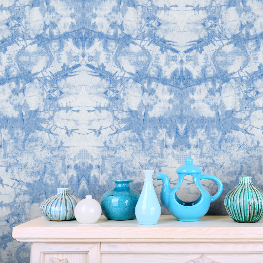 Tie-Dye - Cool - Trendy Custom Wallpaper | Contemporary Wallpaper Designs | The Detroit Wallpaper Co.