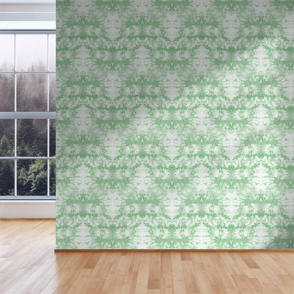Tie-Dye - Sap - Trendy Custom Wallpaper | Contemporary Wallpaper Designs | The Detroit Wallpaper Co.