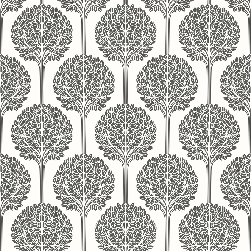 Topiary - Formal - Trendy Custom Wallpaper | Contemporary Wallpaper Designs | The Detroit Wallpaper Co.