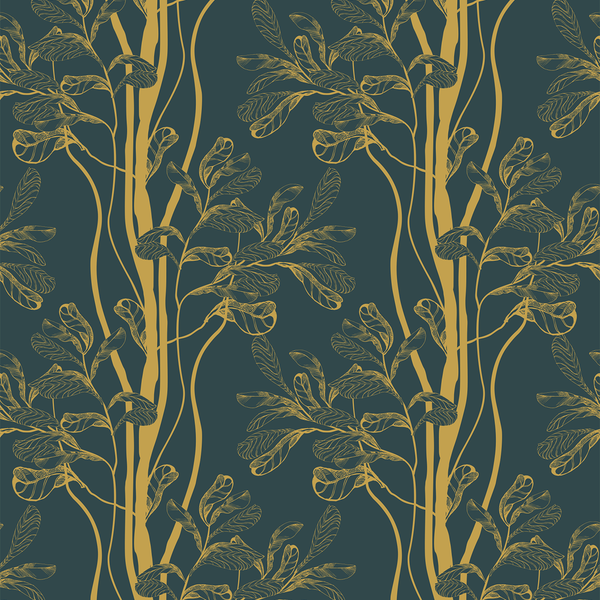Tree - Giger - Trendy Custom Wallpaper | Contemporary Wallpaper Designs | The Detroit Wallpaper Co.