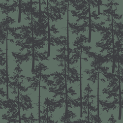 Treetop - Twilight - Trendy Custom Wallpaper | Contemporary Wallpaper Designs | The Detroit Wallpaper Co.