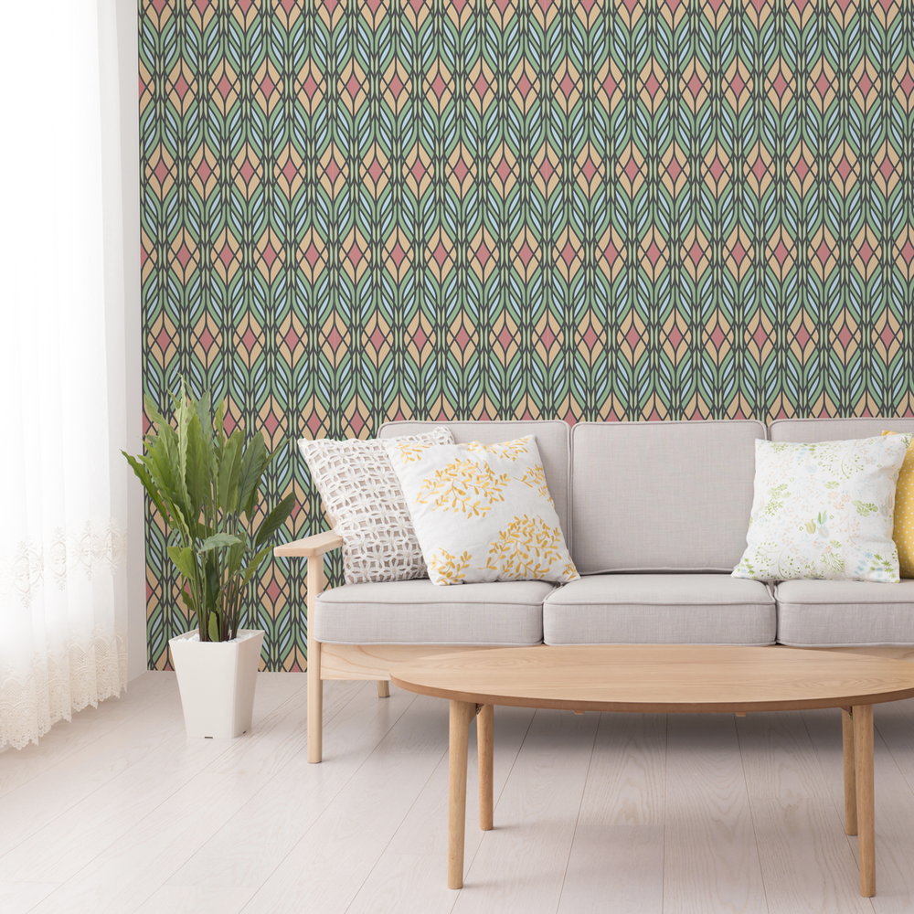 Trellis - Tiffany - Trendy Custom Wallpaper | Contemporary Wallpaper Designs | The Detroit Wallpaper Co.