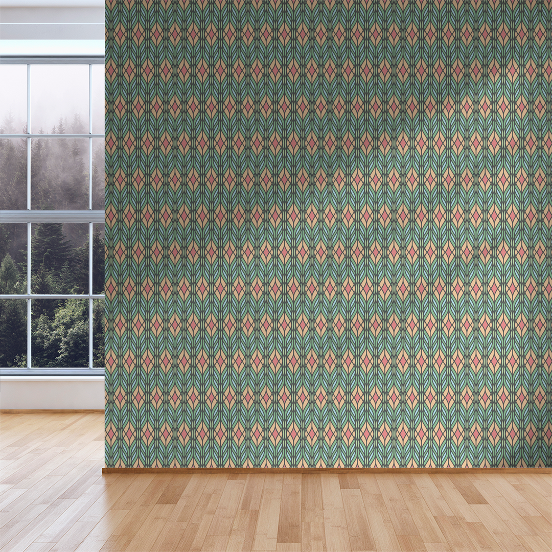 Trellis - Tiffany - Trendy Custom Wallpaper | Contemporary Wallpaper Designs | The Detroit Wallpaper Co.