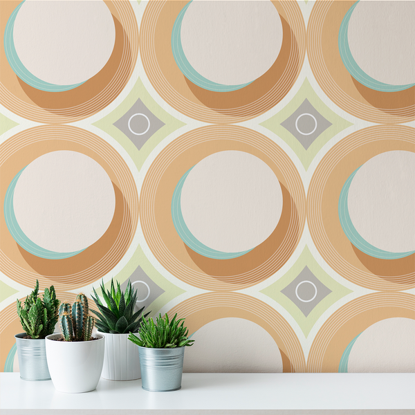Turn Table - Alternative - Trendy Custom Wallpaper | Contemporary Wallpaper Designs | The Detroit Wallpaper Co.