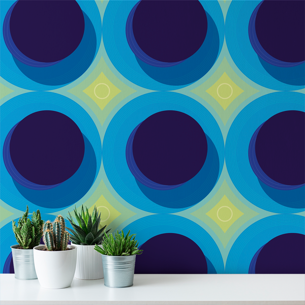 Turn Table - EDM - Trendy Custom Wallpaper | Contemporary Wallpaper Designs | The Detroit Wallpaper Co.
