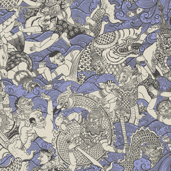 Wat - Temple - Trendy Custom Wallpaper | Contemporary Wallpaper Designs | The Detroit Wallpaper Co.