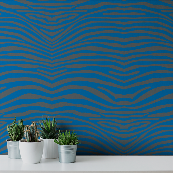 Zebra Dream - Escape - Trendy Custom Wallpaper | Contemporary Wallpaper Designs | The Detroit Wallpaper Co.