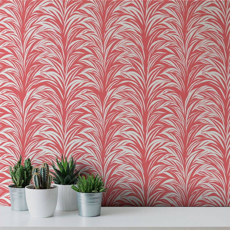 Zebra Fern - Boudoir <br> Victoria Larson - Trendy Custom Wallpaper | Contemporary Wallpaper Designs | The Detroit Wallpaper Co.