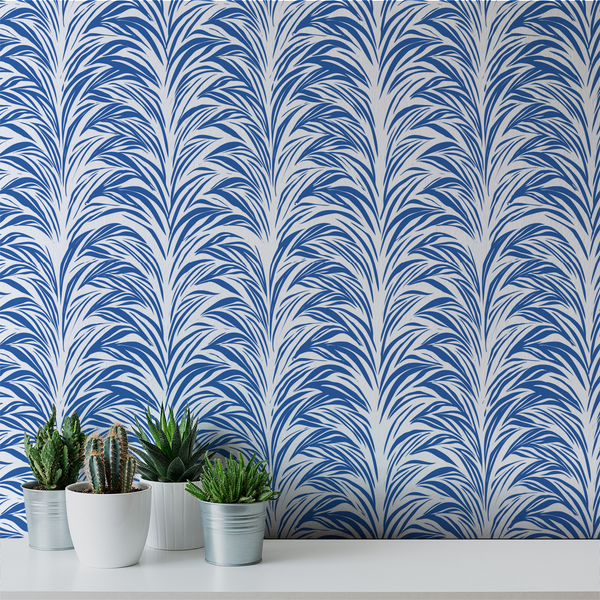Zebra Fern - Clean <br> Victoria Larson - Trendy Custom Wallpaper | Contemporary Wallpaper Designs | The Detroit Wallpaper Co.