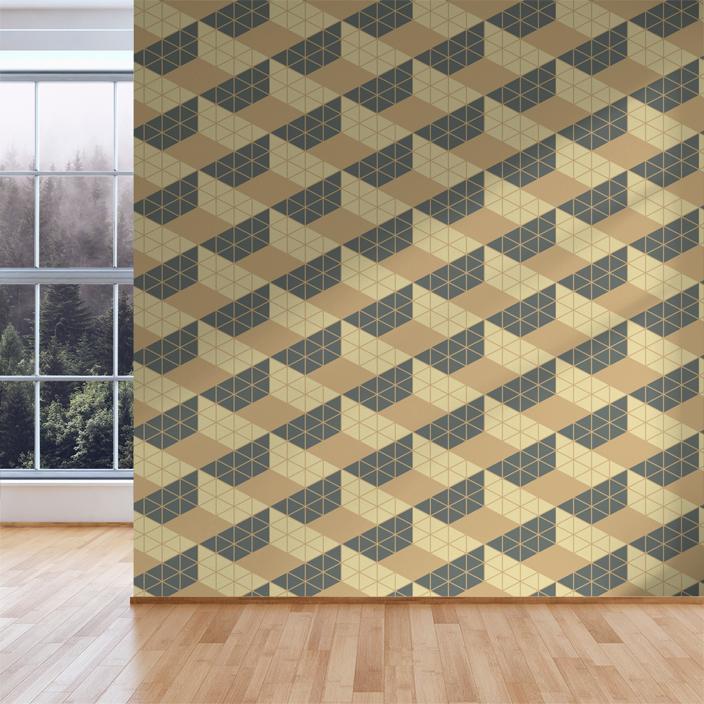 Zig Zag - Foundation - Trendy Custom Wallpaper | Contemporary Wallpaper Designs | The Detroit Wallpaper Co.