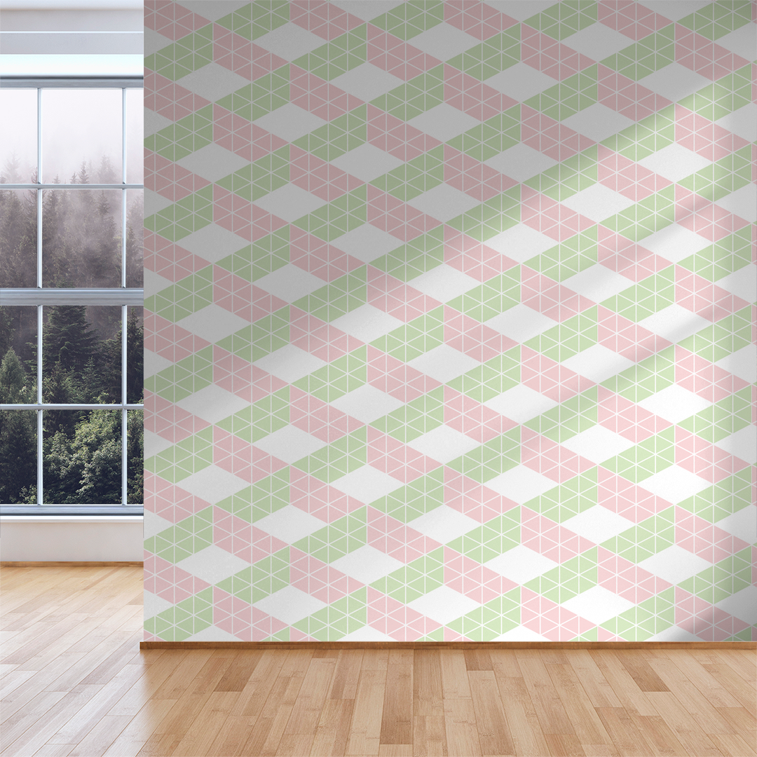 Zig Zag - Petal - Trendy Custom Wallpaper | Contemporary Wallpaper Designs | The Detroit Wallpaper Co.